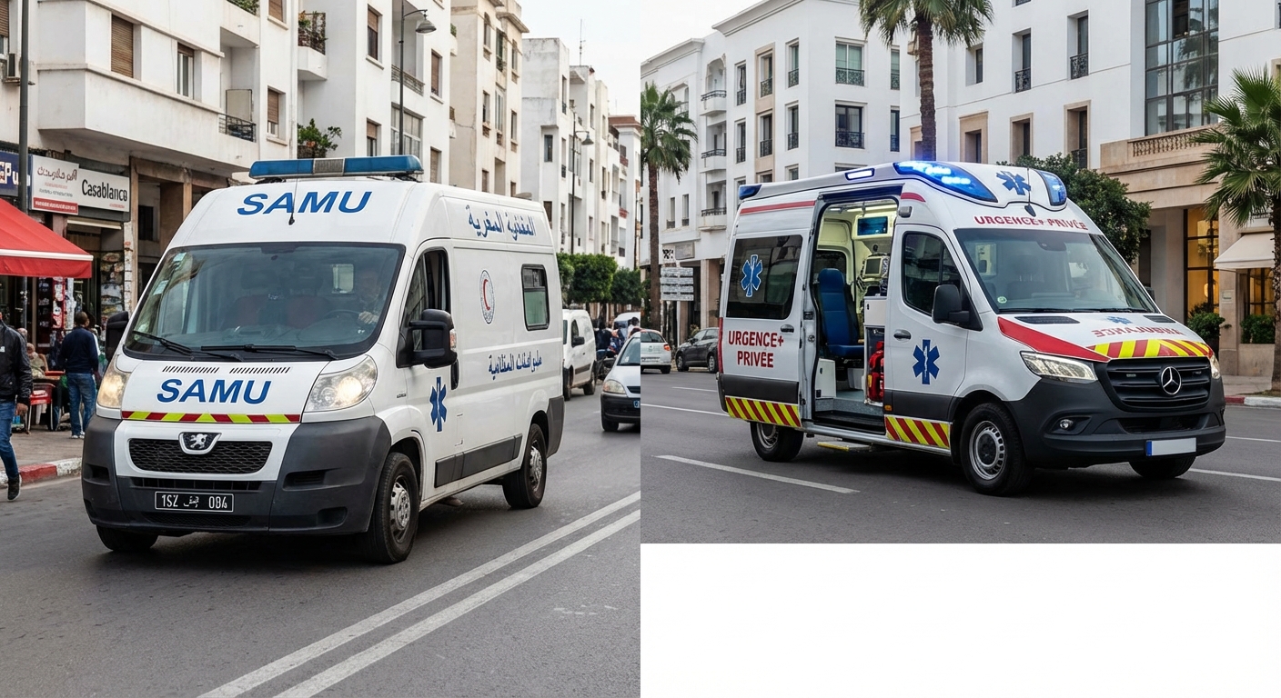 Ambulance Privee vs SAMU au Maroc